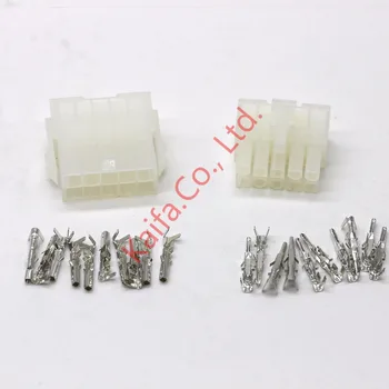 

20 sets kit 10p Automobile wire connector plug 5557 5559 plastic terminal plug spring terminals