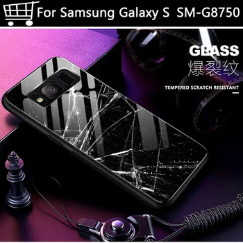 

New hell For Samsung Galaxy S SM-G8750 case Tempered glass back cover For Samsung GalaxyS SM G8750 Glass cases