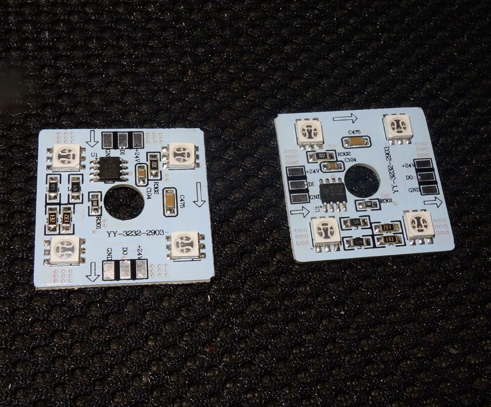 Dc12в UCS1903 5050 SMD Адресуемая Пиксельная PCBA 4 шт. светодиодный 0 96 Вт 30 мм * мм|led wristwatch|led