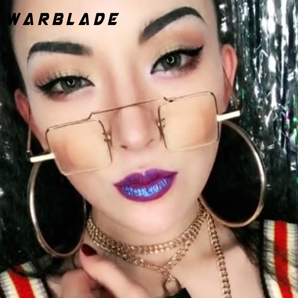 WarBLade 2018 модные женские очки оправа мужские Золотые винтажные Квадратные