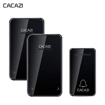 

wireless Doorbell Waterproof Smart 300M Remote LED Button Transmitter Home Calling Bell 48 Rings 6 Volume cheapest doorbell
