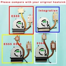 Радиатор с вентилятором для LENOVO E550 E560 E555 E565 Вентилятор Кулер