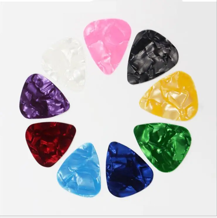 50Pcs/Set Electric Guitar Pick Acoustic Music Picks Plectrum 0.46/0.71
