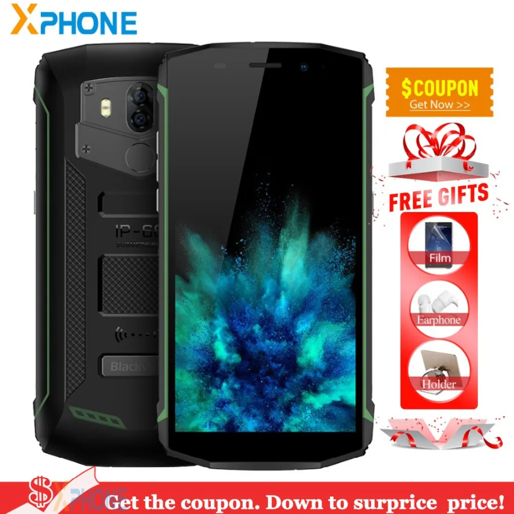 Blackview BV5800 Pro 2 Гб 16 5 дюймов 18:9 Android 8 1 Беспроводная зарядка для смартфона Dual 4G NFC Мп 13