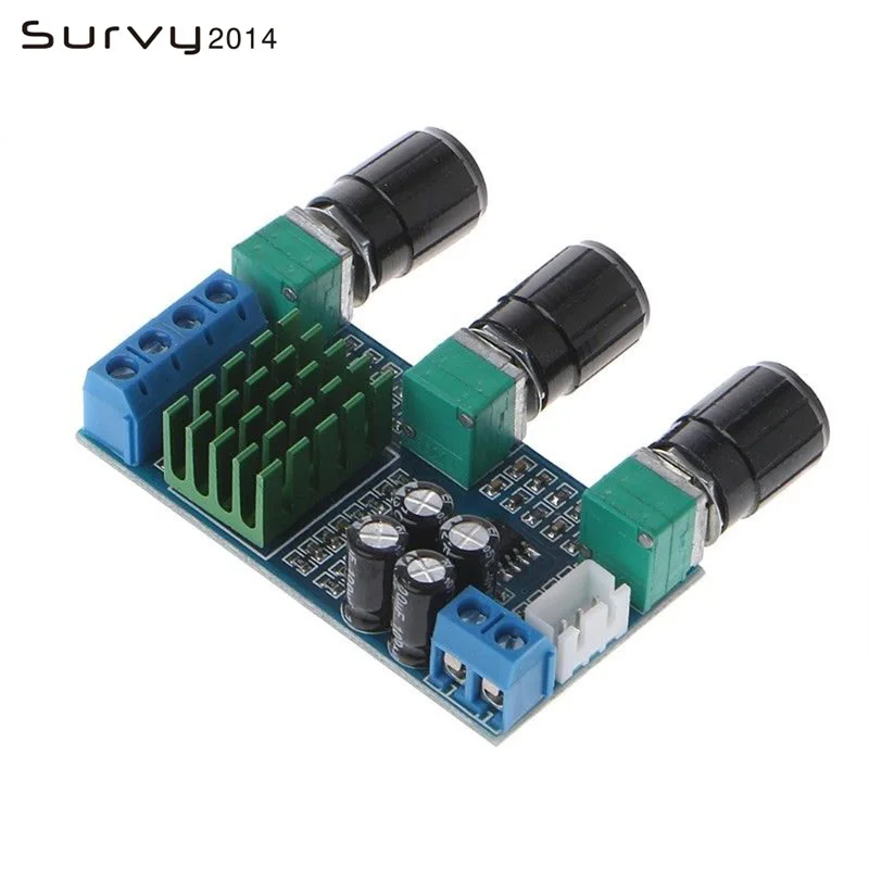TPA3116D2 Audio High Power Tone Op Amps DC 12-24V Dual-channel Stereo 2 x 80W Digital Amplifier Board