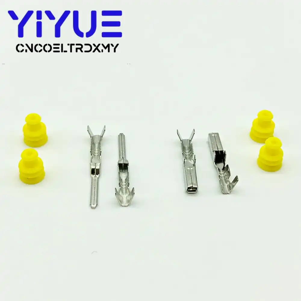 KET 5 Sets 2 Pin black MG640322/MG610320 Female And Male Way Waterproof Electrical Wire