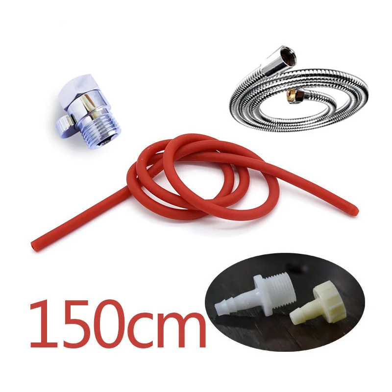 Kopen Modun Siliconen Anale Wassen Schoonmaken Douche Bidet Slang Wassen Behandeling Douche Bidet Douche Badkamer Douche Anale Slang Klysma Buis