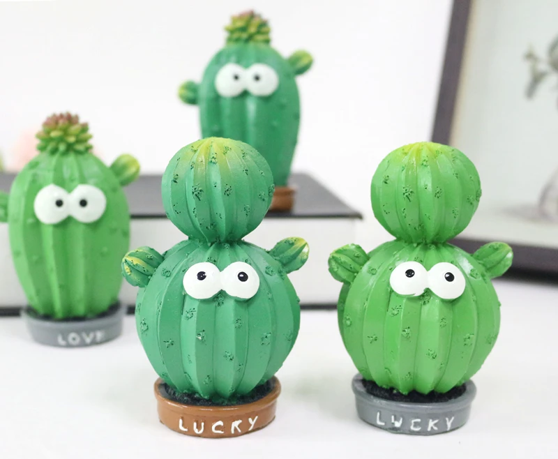 JAROWN Artificial Creative Cactus Prickly Pear Decoration Gift Home Office Desktop Decorative Resin Crafts Wedding Decor (16)