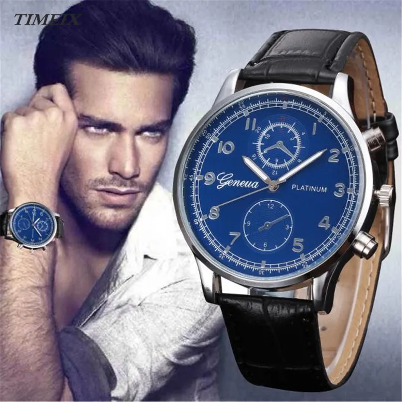 2017 New font b Watch b font font b Men b font Fashion Retro Design Leather