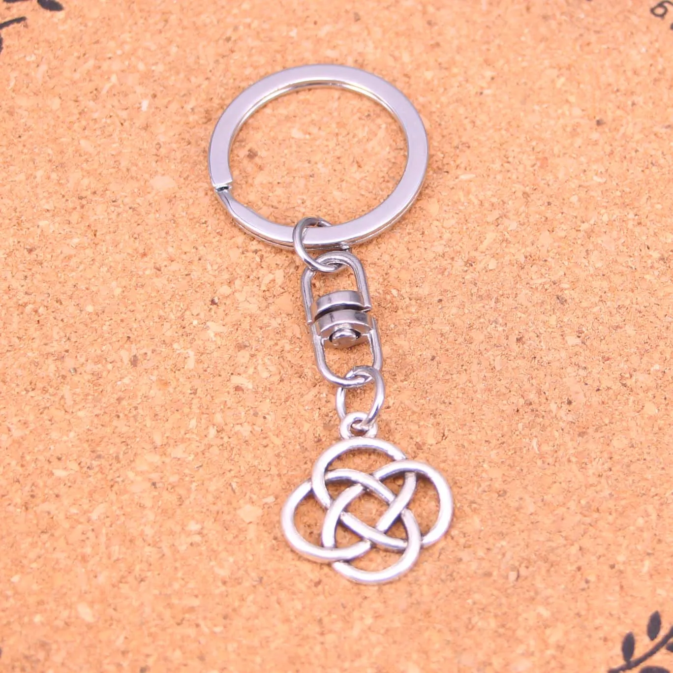 Fashion Jewelry Accessories Silver Pendant chinese knot Keychain Key