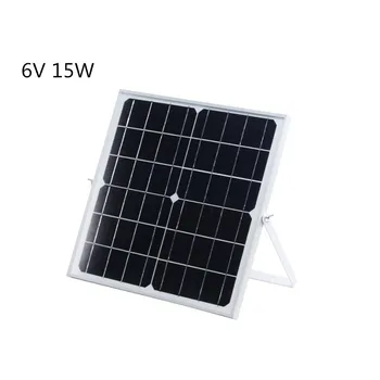 

6V 15W 2.5A MonocrystallineMono solar panel with support for photovoltaic panels mobile phone charging treasure suburbs