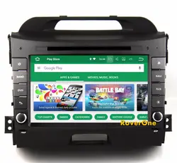 RoverOne Android 8,0 Octa Core радио автомобиль DVD gps для Kia Sportage R 2013 2014 сенсорный мультимедийный плеер головное устройство bluetooth