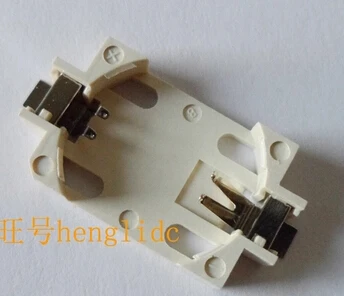 

free shipping 10pcs/lot battery holder 2032-6 element CR2032 cell seat LIR2032 VL2032 cell seat ML2032 patch element