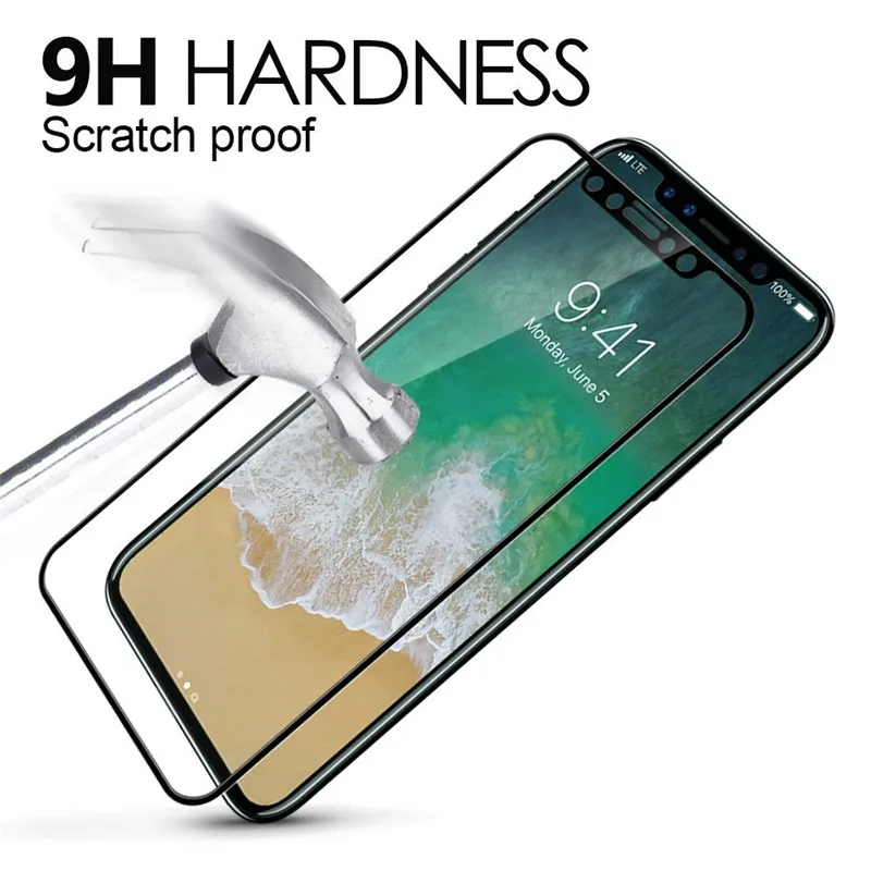 50pcs-2-5D-Colorful-Full-Cover-Tempered-Glass-for-iphone8-for-iphone-8-Full-Coverage-Screen -