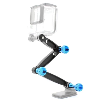 

Aluminum Selfie Stick Extension Arm + Screw Tripod Mount Holder Tactical Grip for Hero 5 4 3 3+ SJCAM Xiaoyi Camera Accessory