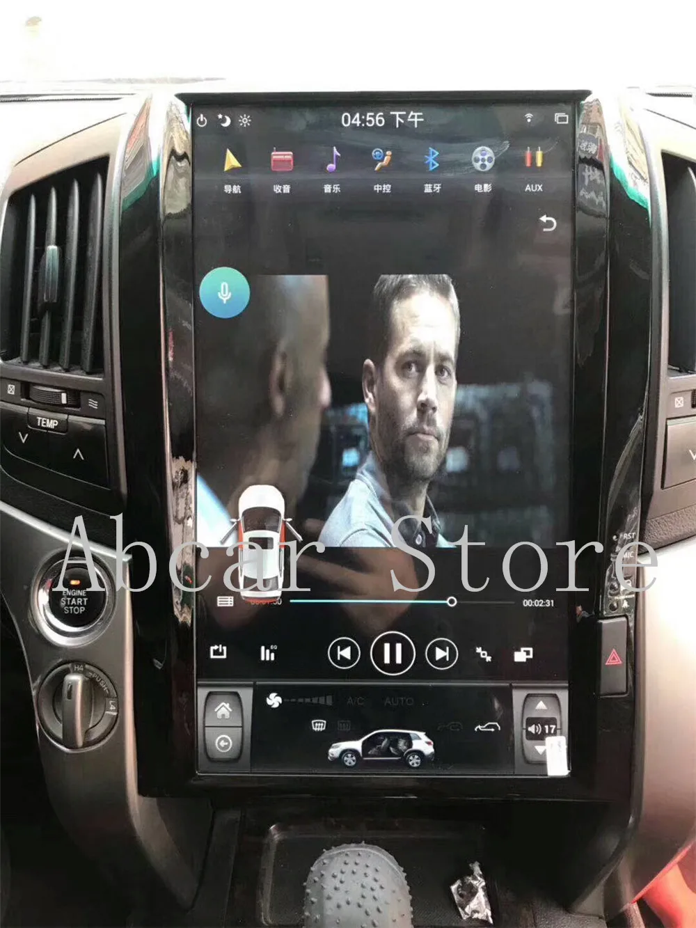 1" Tesla стиль Android 8,1 PX6 HDMI Автомобильный dvd-плеер gps навигация для Toyota LAND CRUISER LC200 2008- радио ips стерео