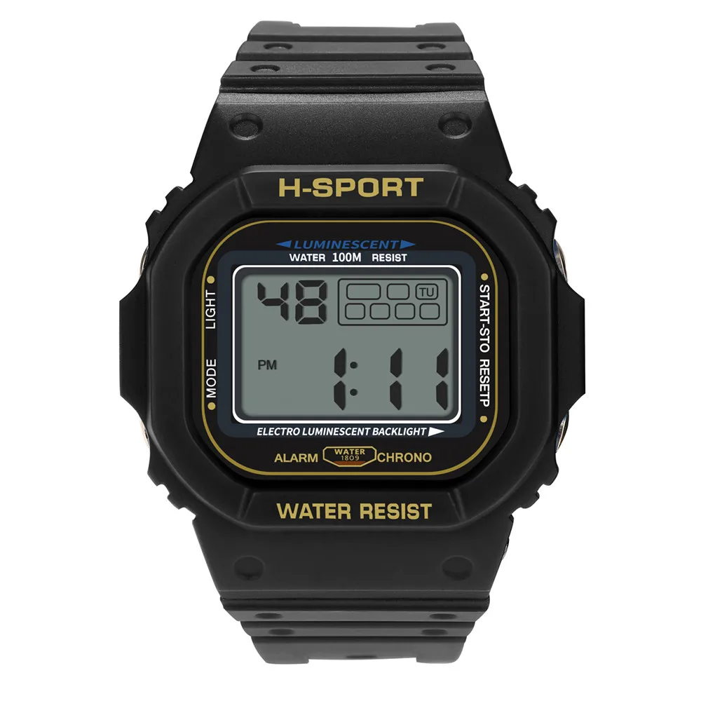 Роскошные часы мужские цифровые военные электронные спортивные часы светодиодный водонепроницаемый Saat relogio masculino montre reloj relogio Часы