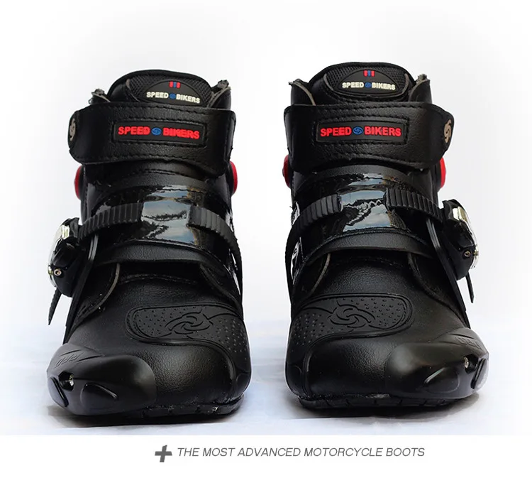 Botas Moto Microfiber Leather Boats Motorcycle Short Boots Professional moto shoes Racing bota motociclista Motorcycle Boots safety gear