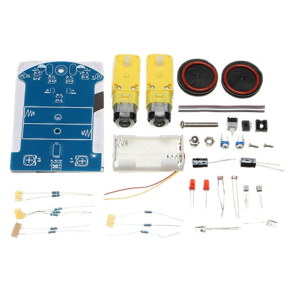 

DIY D2-1 Intelligent Tracking Car Kit 3V Small Smart Car