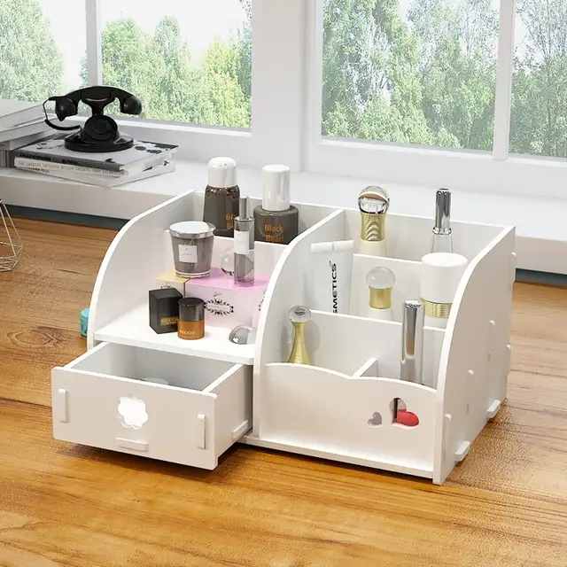 Large Desk Organizer Remote Control Holder Home Office Desk Drawer