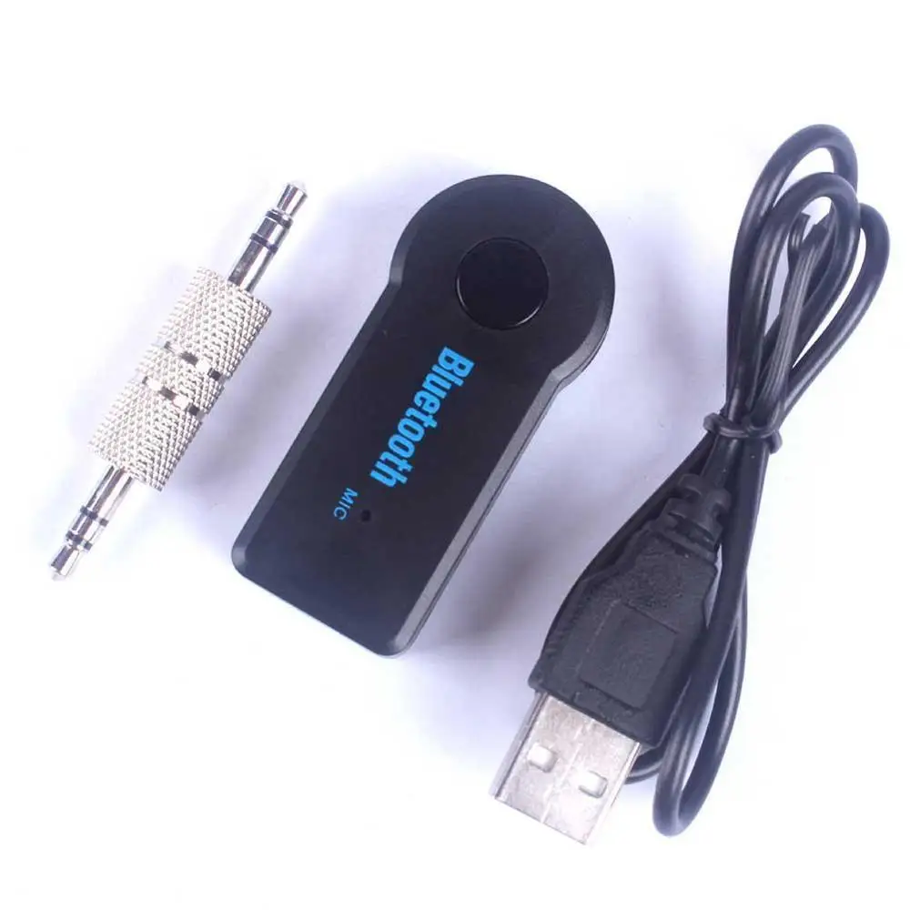 Bluetooth AUX мини аудио приемник Bluetooth передатчик 3,5 мм разъем для громкой связи Bluetooth автомобильный комплект Bluetooth аудио музыкальный адаптер - Название цвета: 1