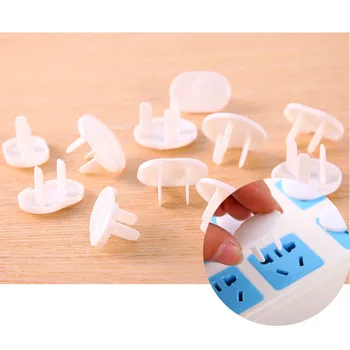 

50Pcs Anti Electric Shock Plugs Protector Cover Cap Power Socket Electrical Outlet Baby Children Safety Guard Three holes