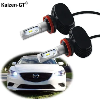 

Kaizen-GT High Power Car Headlight 6000K Bright White 9005 LED HB3 LED High Beam Daytime Running Light DRL For Mazda 3 6 CX-5