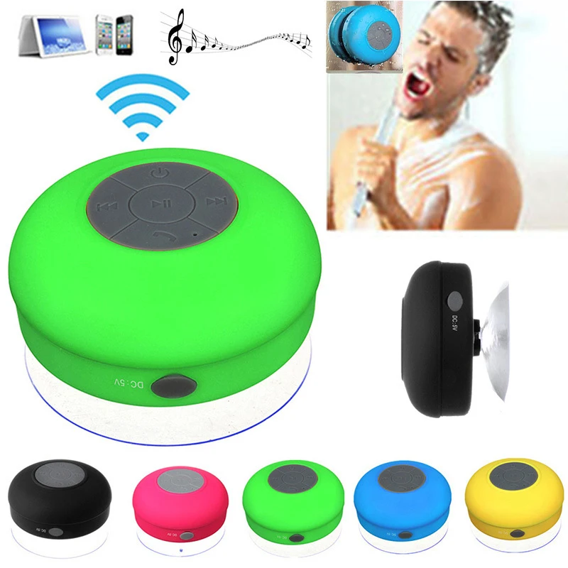 Мини Bluetooth Портативный водонепроницаемый беспроводной громкоговоритель, для душа, ванной комнаты, бассейна, автомобиля, пляжа и Outdo Мини Bluetooth Портативный водонепроницаемый беспроводной громкоговоритель, для душа, ванной комнаты, бассейна, автомобиля, пляжа и Outdo