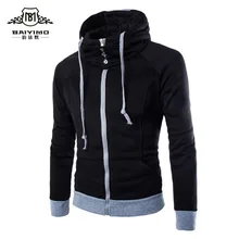 Hot New Men Hoody Brand Men Sweatshirts 2 Colors Zipper Slim Fit Solid Sportswear Men Hoodies Casual Men Hoodie Jacket
