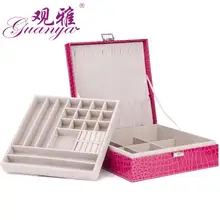 Цепочки и ожерелья серьги кольца jewel box дисплей и упаковка подарочная коробка с металлическим замком есть большое пространство