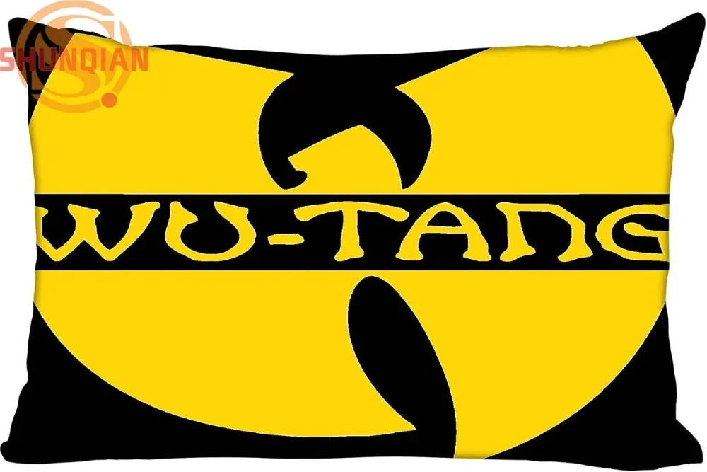 Новинка наволочка Wu Tang на молнии Размер чехла 45x35 см 40x60 45x75 50x75 (две