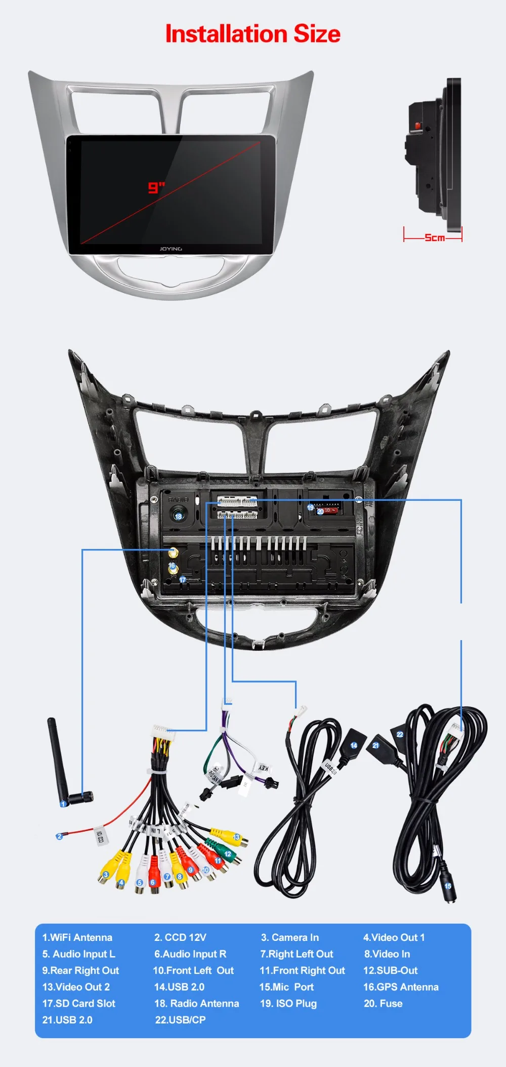 Perfect JOYING 10.1" 2 din Car radio for Hyundai Rena 2010-2015 octa 8core Android 8.1 car BT player gps navigation with 4G RAM 32G ROM 21