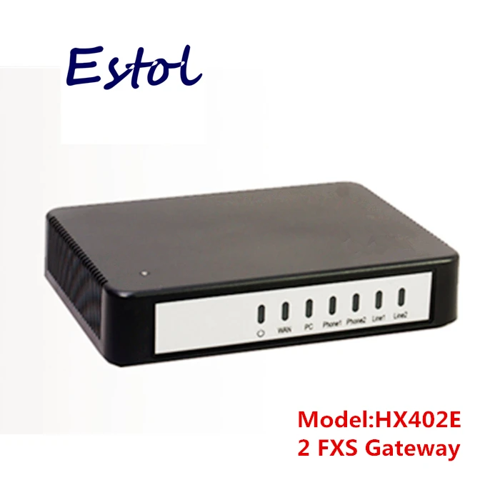 Original Newrock 2 FXS SIP VoIP Gateway,analog VoIP adapter.Elastix