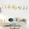 Creative Moon phase 3D Wall Sticker Home living room wall decoration Mural Art Decals background decor Moon stickers ► Photo 1/6