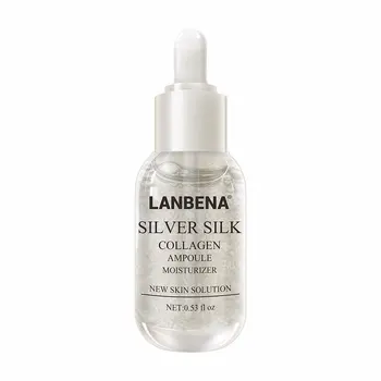 

LANBENA serum for face Silver silk protein bottle essence snail liquid tightening pore moisturizing face serum skin care 15ml