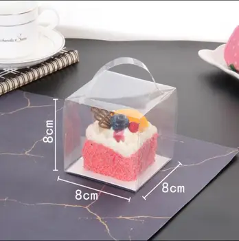 

1lot=50pcs Wholesale NewClear PVC Box Packing Wedding/Christmas Favor Chocolate Candy Apple Gift Event Transparent Box/Case
