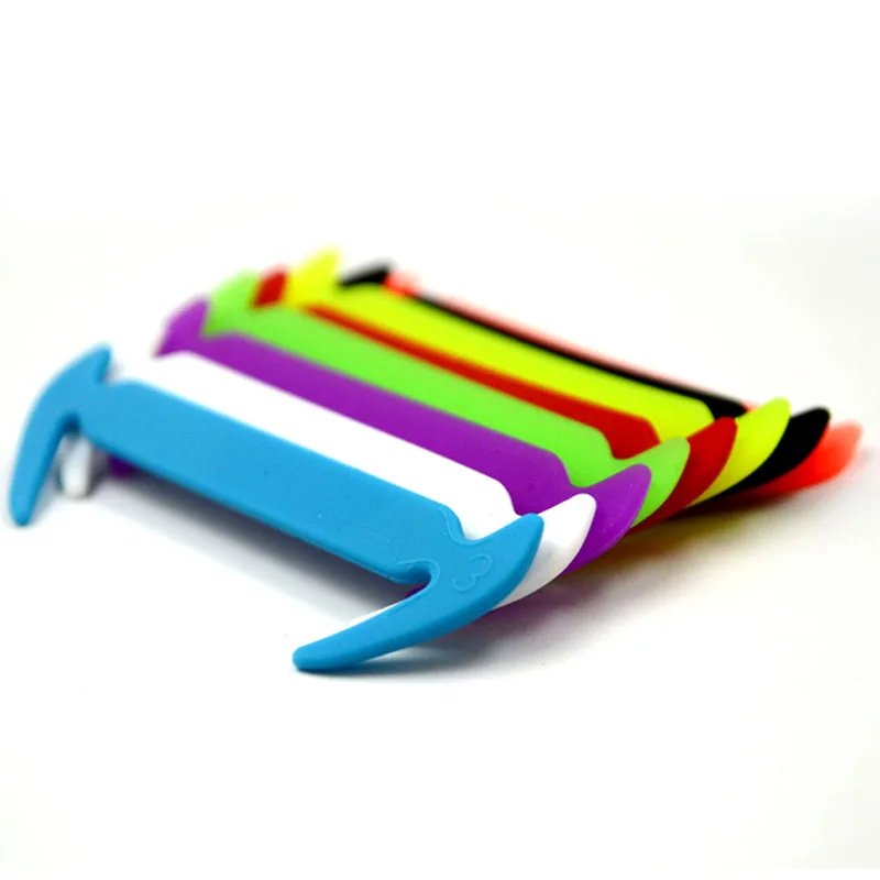 JUP1 Pack 12 Roots Shoelaces Unisex Elastic Silicone Shoe Laces Men Women All Sneaker Fit Strap Sport Canvas PU Shoes Accessarie