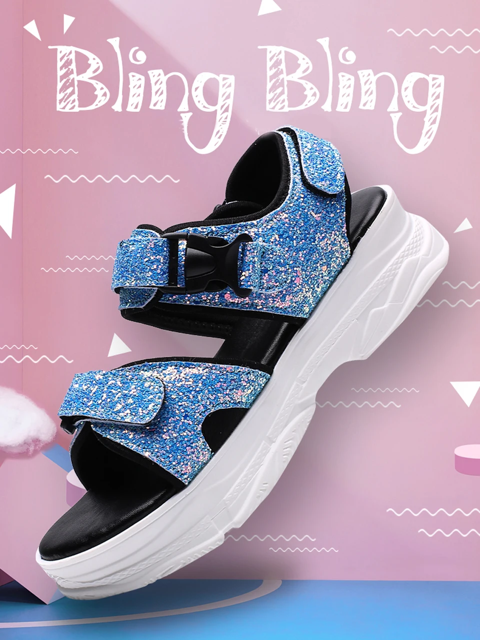 Women Sandals 2019 New Female Shoes Woman Summer Wedge Comfortable Sandals Ladies Slip-on Flat Sandals Women Sandalias (1)