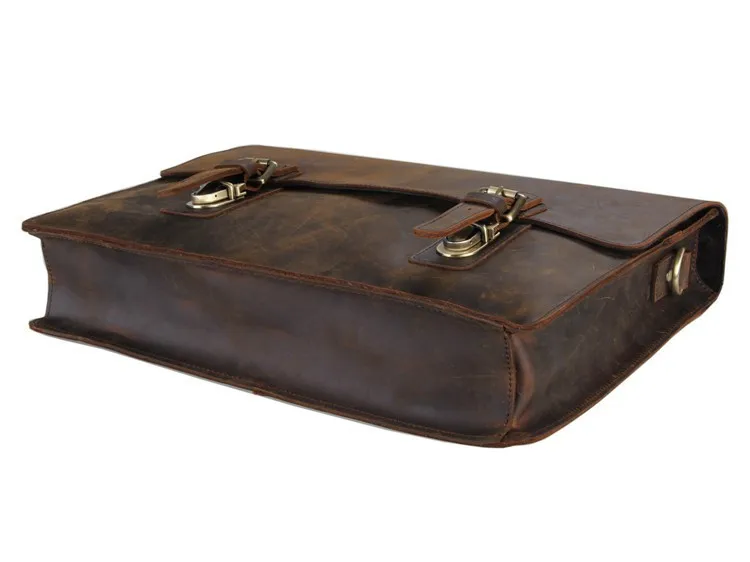 JMD ковбой Crazy Horse кожаный мужской портфель сумка для ноутбука сумка 7223R-1