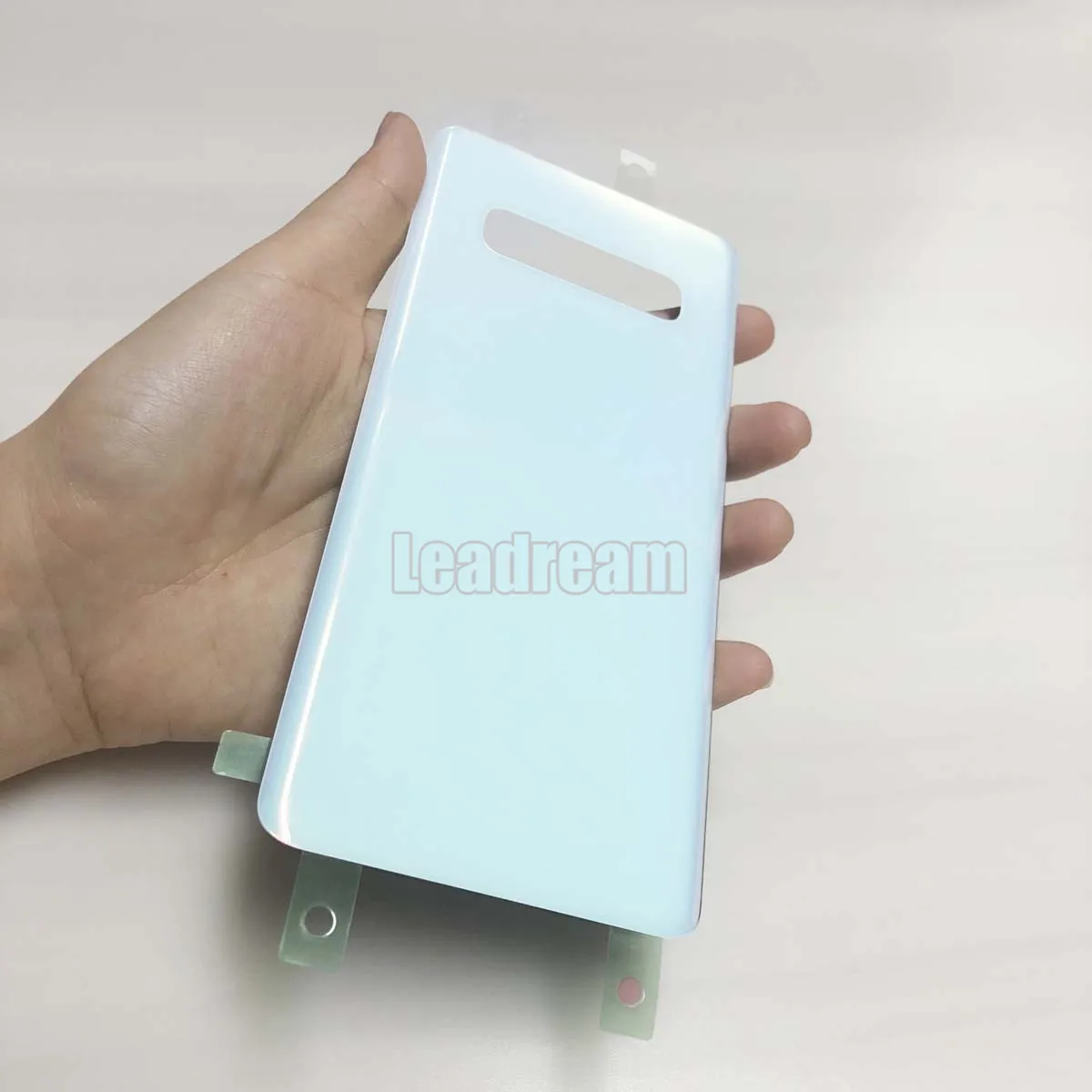 20 шт Оригинальная Задняя крышка батареи+ наклейка+ IMEI печать для samsung Galaxy S10 lite S10e S10 Plus Задняя стеклянная крышка