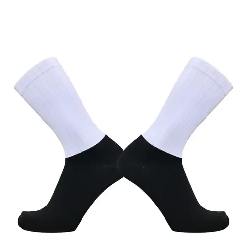 Anti Slip Silicone Summer Aero Socks Whiteline Cycling Socks Men Bicycle Sport Running Bike Socks Calcetines Ciclismo - Image 7