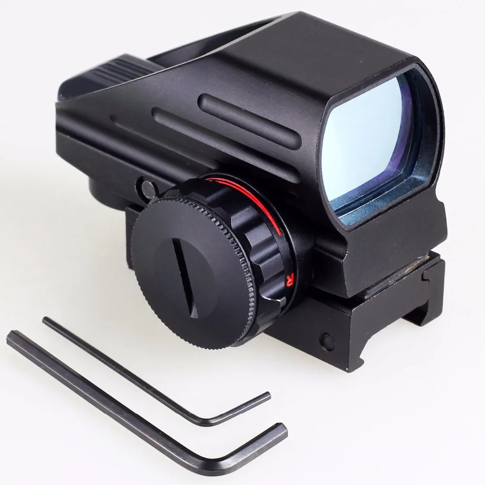 

Tactical Red- Green Laser Point Dot Sight Scope Tactical Reflex Air Rifle Pistol Airgun Hunting Rail Mount 12 GA 20mm