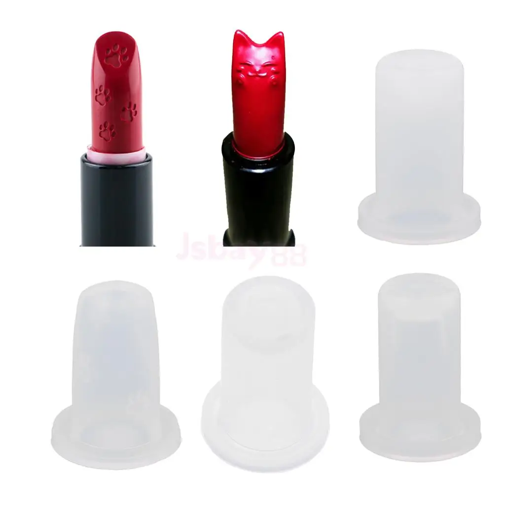 

Lipstick 12.1mm Tube DIY Creative Mould Lip Balm Mold Silicone Cosmetic Tool