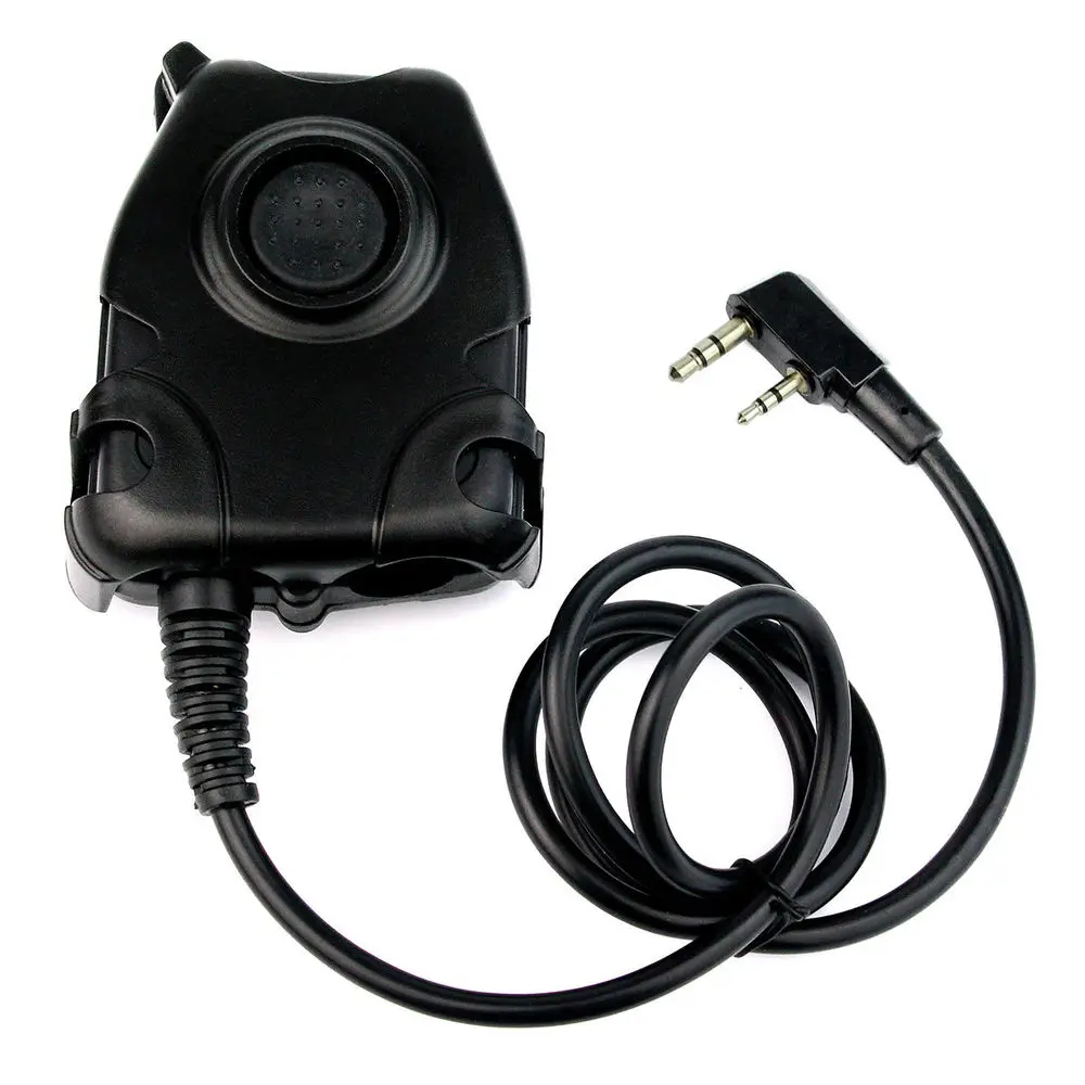 Водонепроницаемый PTT кабель для KENWOOD K вилка для Z Tactical Comtac H50 MSA SORDIN H60 HD01 HD02 HD03 шумоподавление Гарнитура микрофон