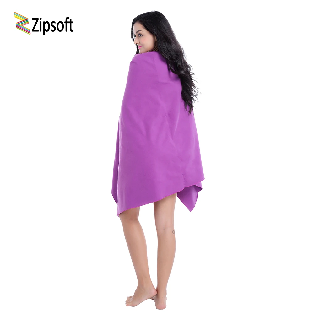 Спортивное дорожное полотенце Zipsoft пляжные полотенца банное из микрофибры для