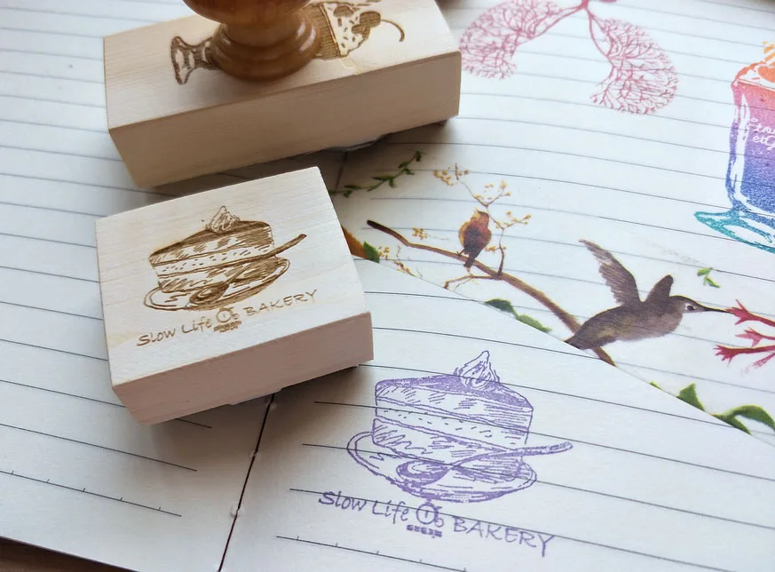Custom библиотечная печать деревянная резиновая персонализированная Ex LIbris штамп