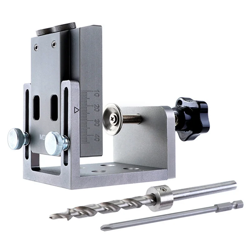 

Novel 9mm Oblique Hole Locator High Accuracy Aluminum Alloy DIY Tools for Woodworking Shipping