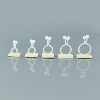 

30pcs/lot Cable Winder Earphone Cable Organizer Wire Storage Plastic Charger Cable Holder Clips for MP3,Mouse,Earphone