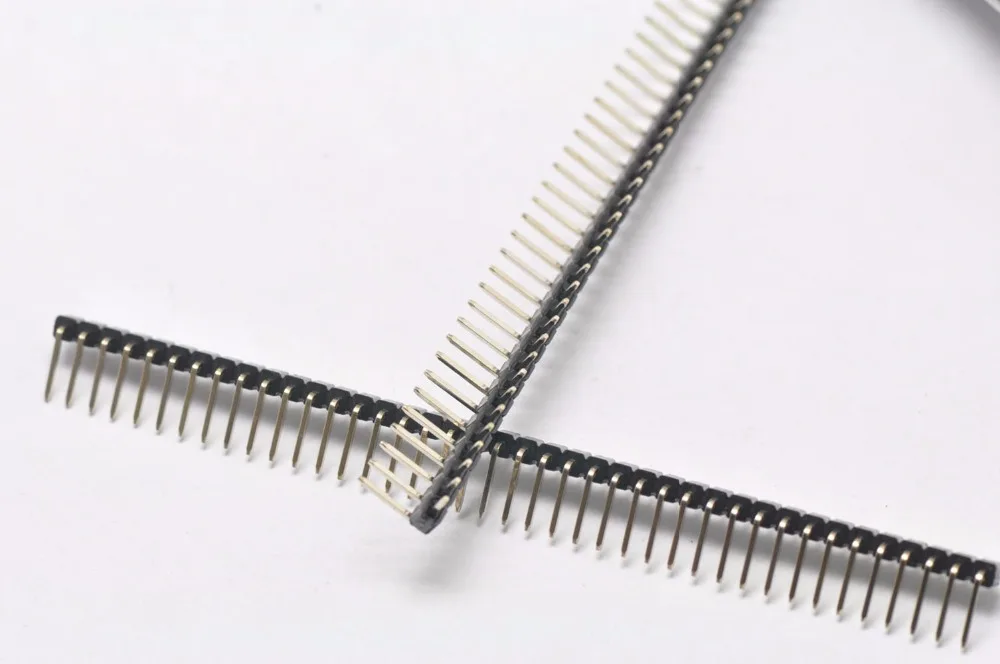 

Spacing 2.54MM single row of curved curved feet 1 * 40P gold (50pcs)