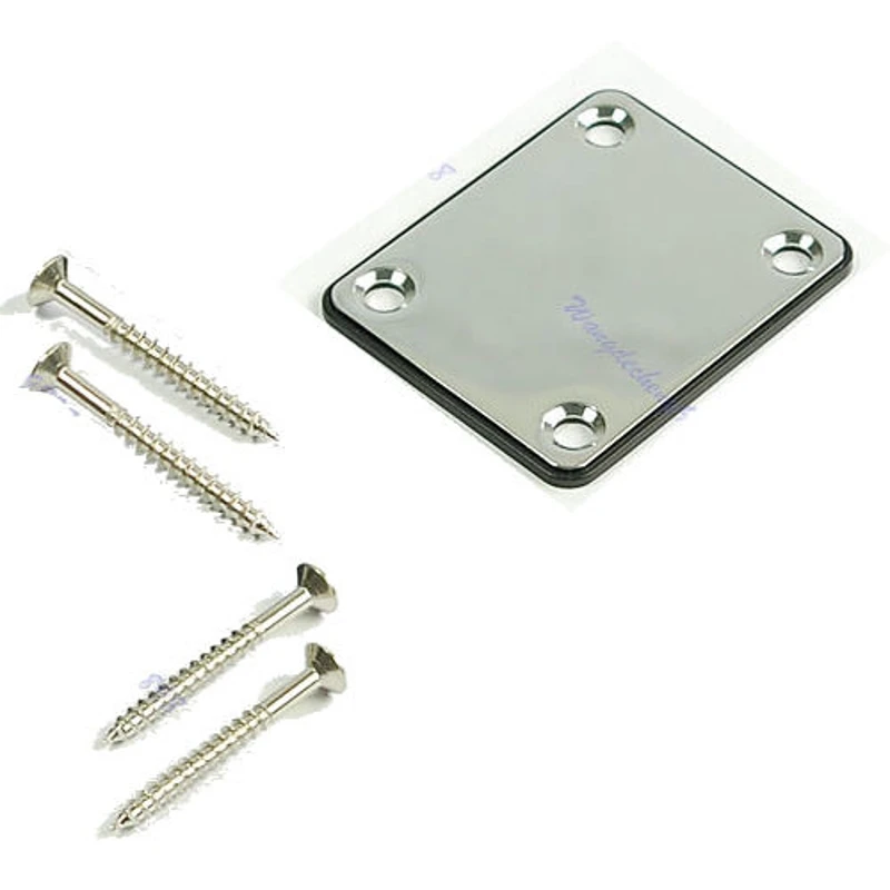 

1 Set 4.5cm Screw Length Chrome Color Chrome Neck Plate W/Screw part For Start Tele Guitar